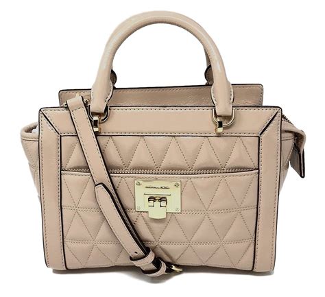 michael kors vivianne md messenger oyster|Michael Kors Vivianne Small Top Zip Messenger In Oyster.